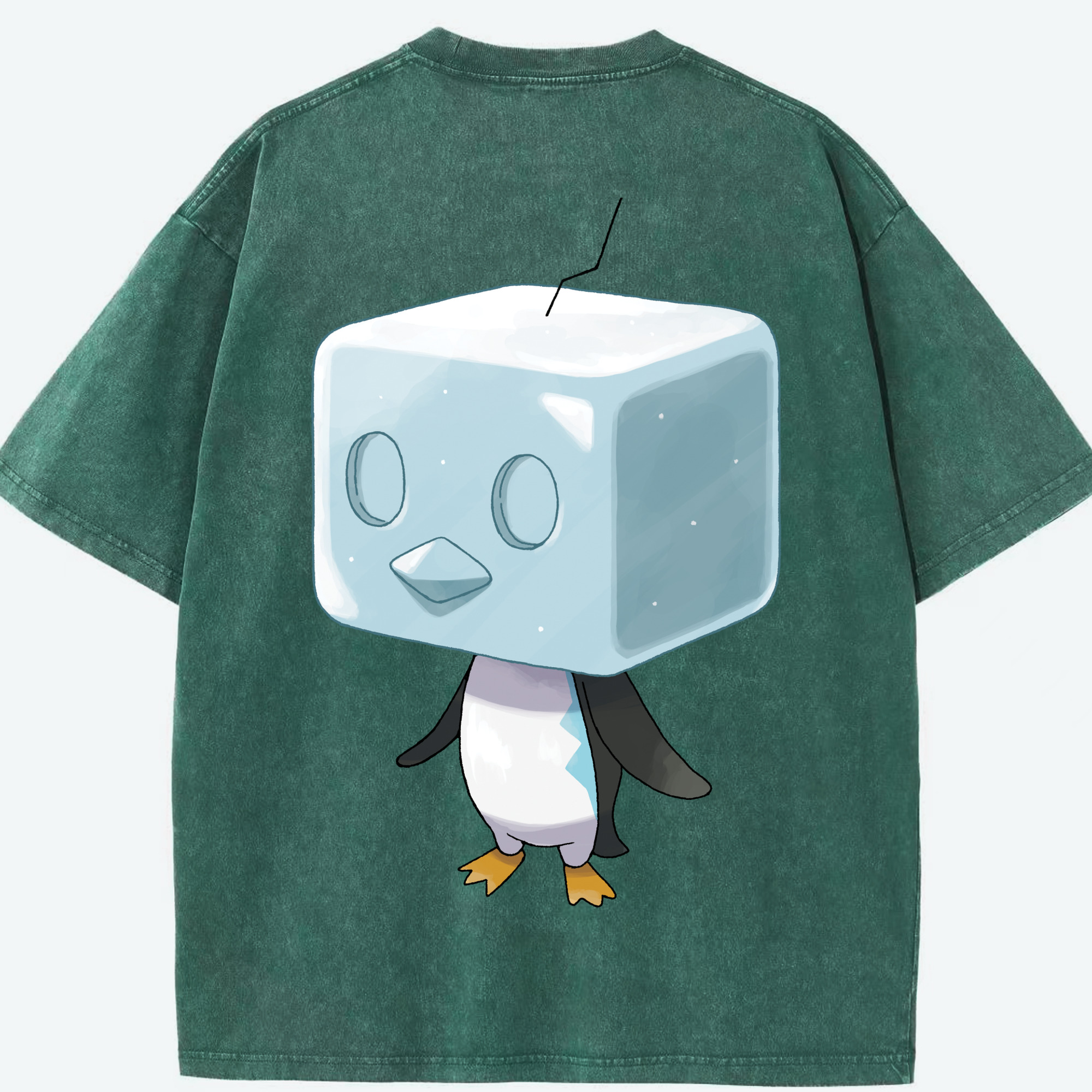 （画像用） ポケットモンスター Pokémon 綿100% ヴィンテージ風 半袖Tシャツ（背面プリント）